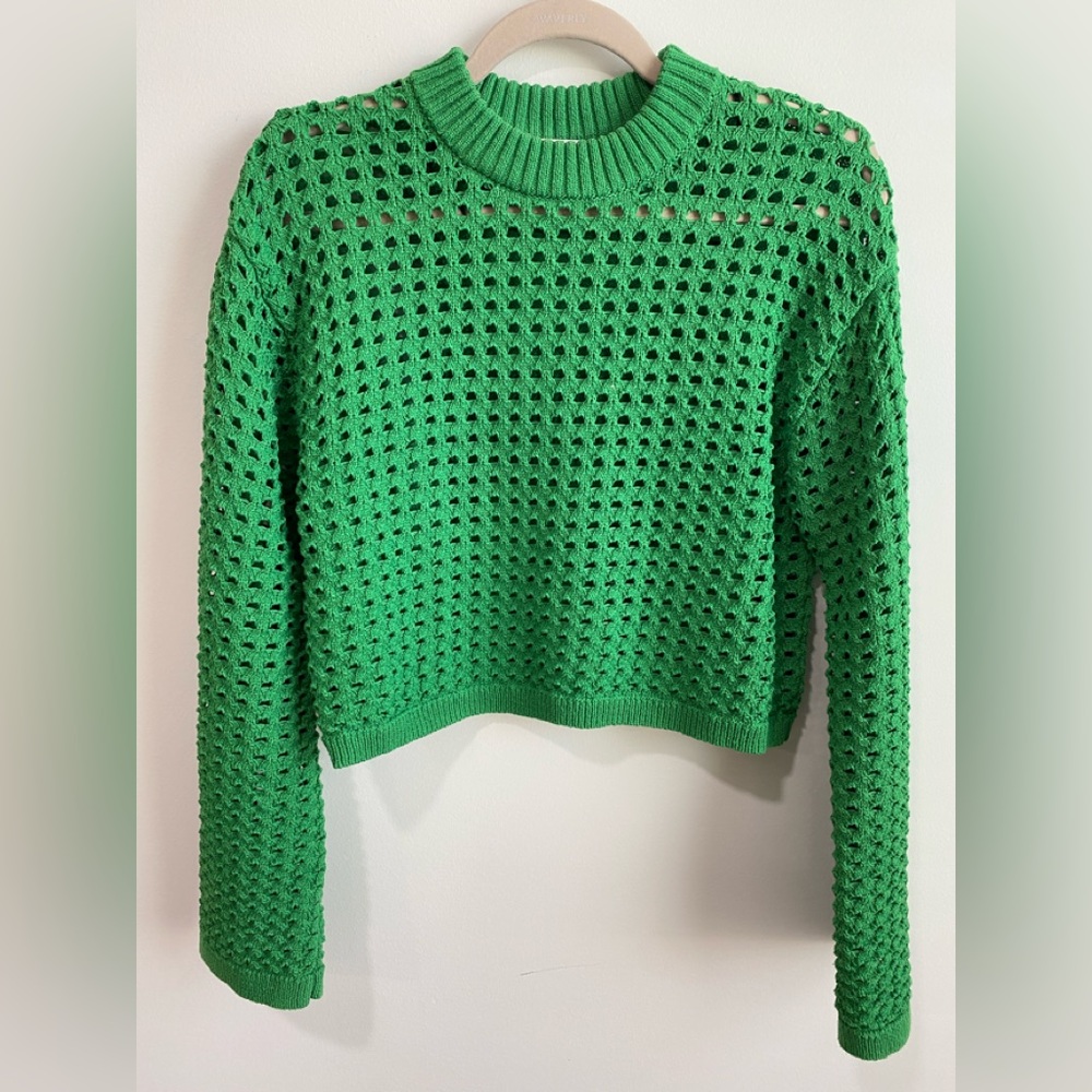 H&M green sweater size XS